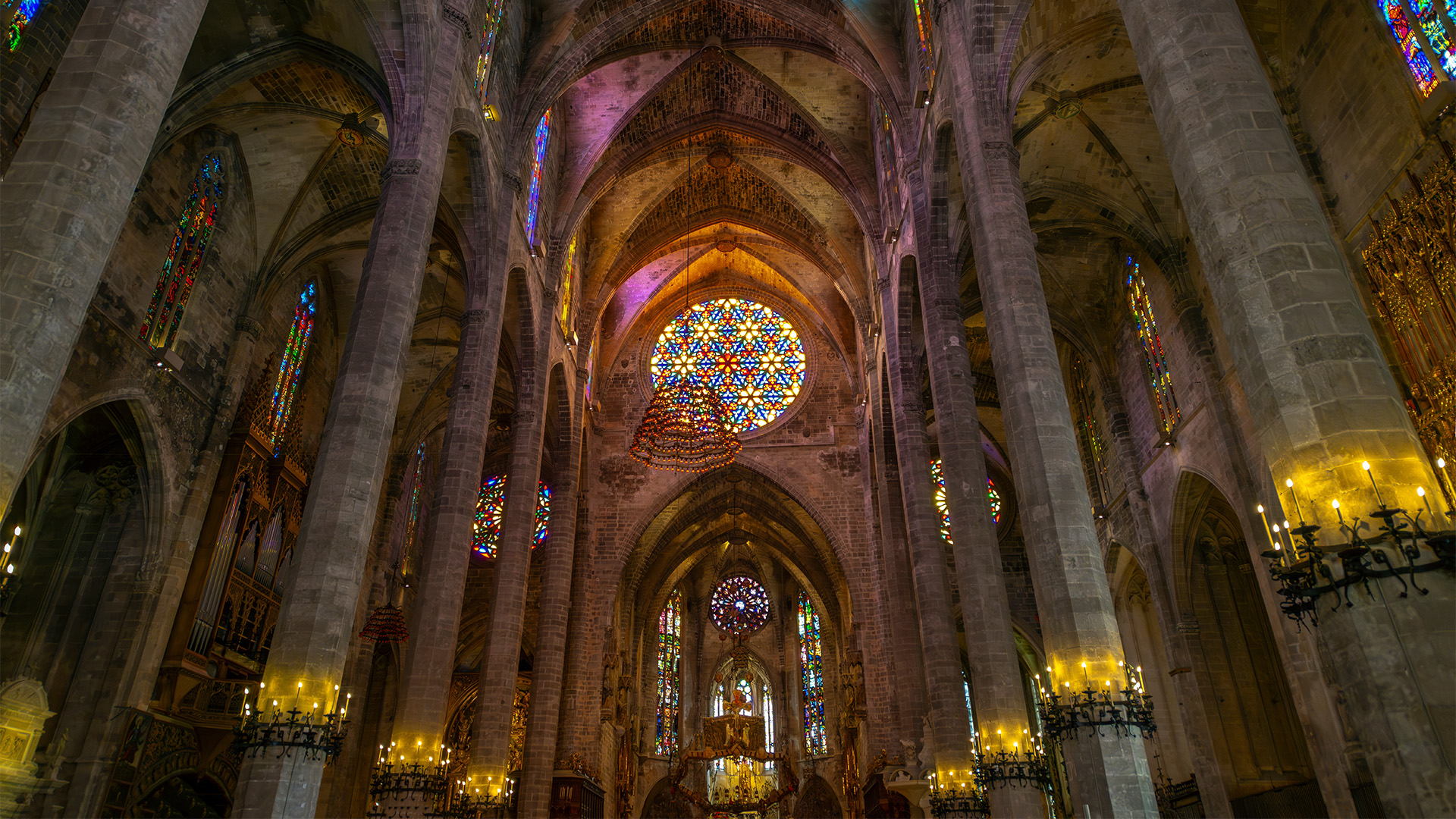 Mallorca cathedral at Christmas