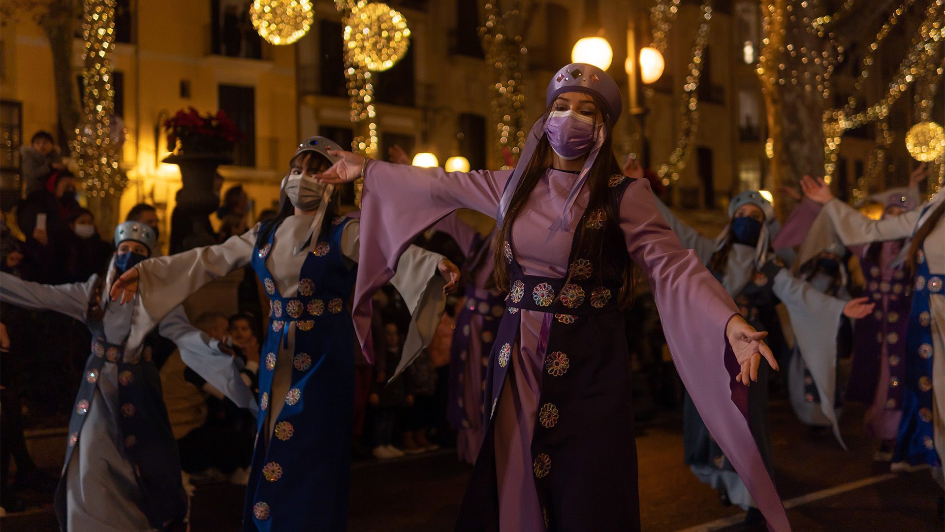 Three Wise Men in Mallorca at Christmas