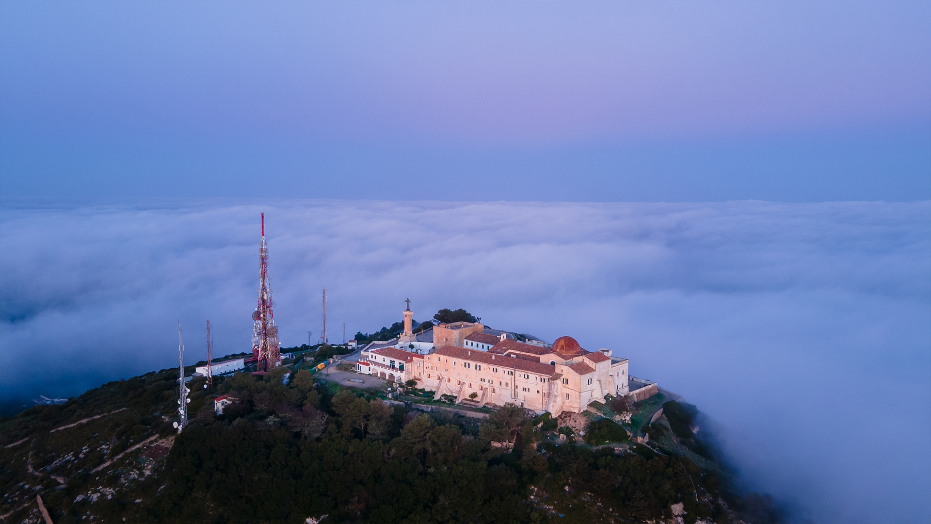 Maó y vistas al mediterráneo