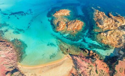 Cala pregonda en Menorca