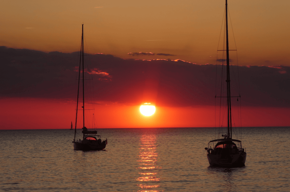 Atardecer en Ibiza