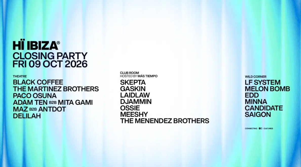 Cartel closing Hi Ibiza