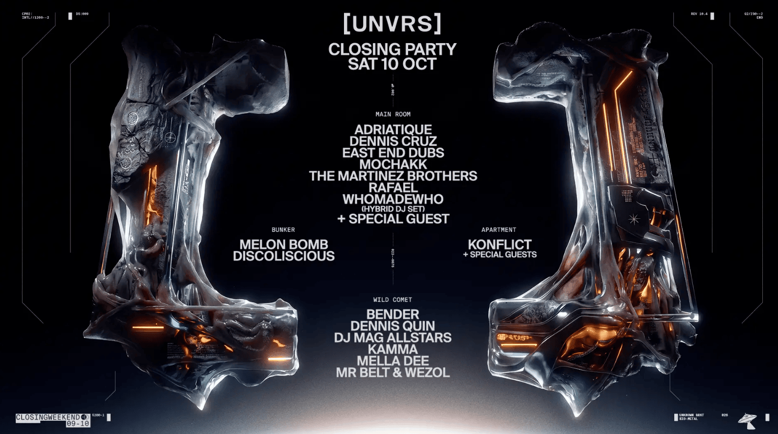 Cartel fiesta closing UNVRS