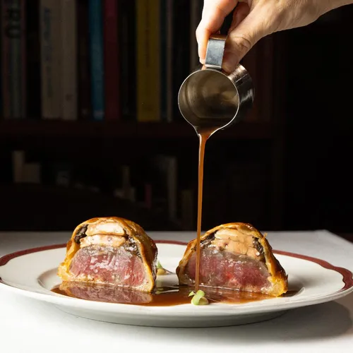sophisticated dish preparation